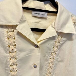 Tory Burch Poplin Camp Shirt